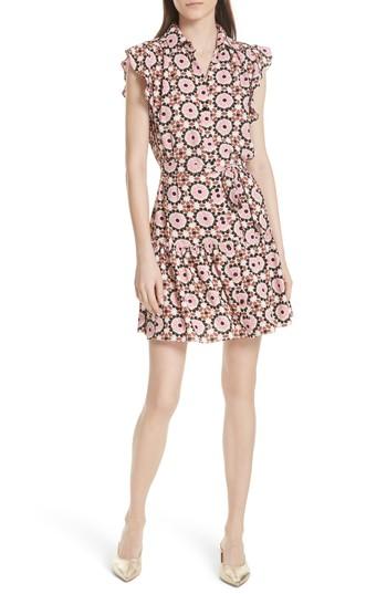 Women's Kate Spade New York Floral Mosaic Shirtdress - Pink