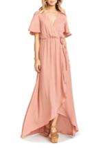 Women's Show Me Your Mumu Sophia Wrap Dress - Orange