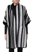 Women's Akris Punto Stripe Cape Topper