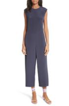 Women's Tibi Open Back Four-ply Silk Jumpsuit - Blue