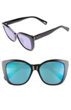 Women's Diff Ruby 54mm Polarized Sunglasses - Black/ Blue