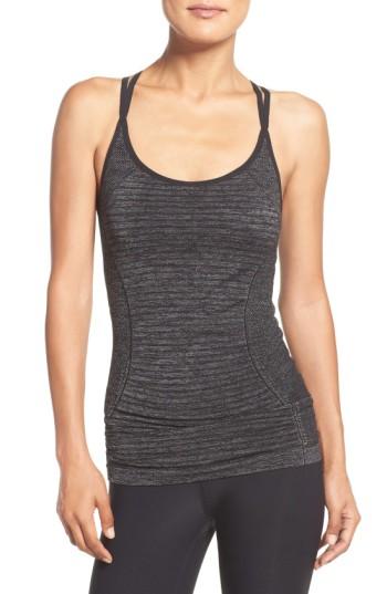 Women's Zella 'stabilize' Seamless Racerback Camisole - Black