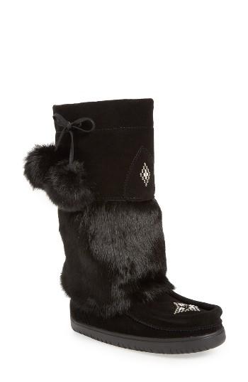 Women's Manitobah Mukluks Snowy Owl Waterproof Genuine Fur Boot