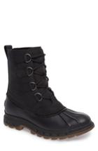 Men's Sorel Portzman Classic Rain Boot .5 M - Black