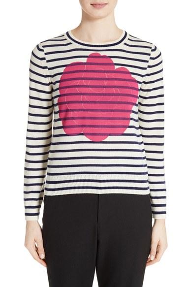 Women's Tricot Comme Des Garcons Rose Stripe Sweater