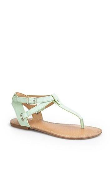 Bc Footwear 'would If I Could' Thong Sandal Mint