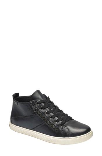 Women's Rockport Cobb Hill Willa High Top Sneaker .5 M - Black