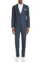 Men's Z Zegna Trim Fit Solid Wool Travel Suit