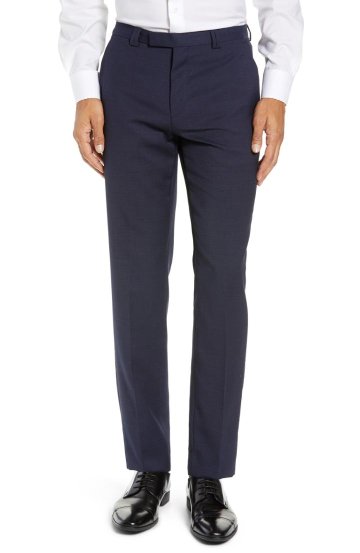 Men's Hugo Hesten Extra Slim Fit Trousers R - Blue
