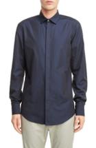 Men's Lanvin Covered Placket Sport Shirt