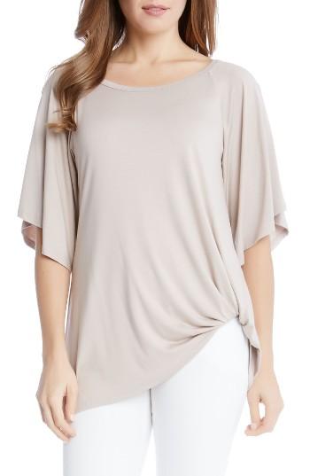 Women's Karen Kane Split Sleeve Top - Ivory