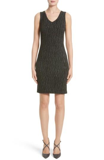 Women's Armani Collezioni Snake Print Jersey Sheath Dress