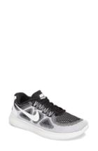 Women's Nike Free Run 2017 Le Running Shoe M - White