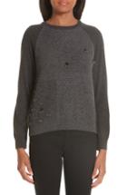 Women's Simone Rocha Patchwork Wool & Cashmere Sweater - Black