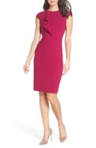 Women's Harper Rose Ruffle Detail Sheath Dress - Pink