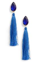 Women's Asa Kaftans Fabric Tassel Earrings