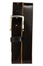 Men's Remo Tulliani 'oscar' Leather Belt - Black