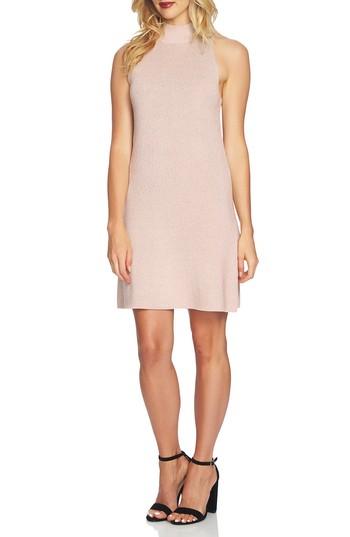 Women's 1.state Mock Neck Sweater Dress - Pink