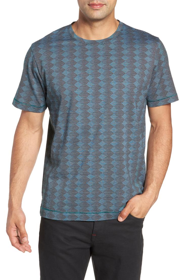 Men's Robert Graham Philippe T-shirt, Size - Blue