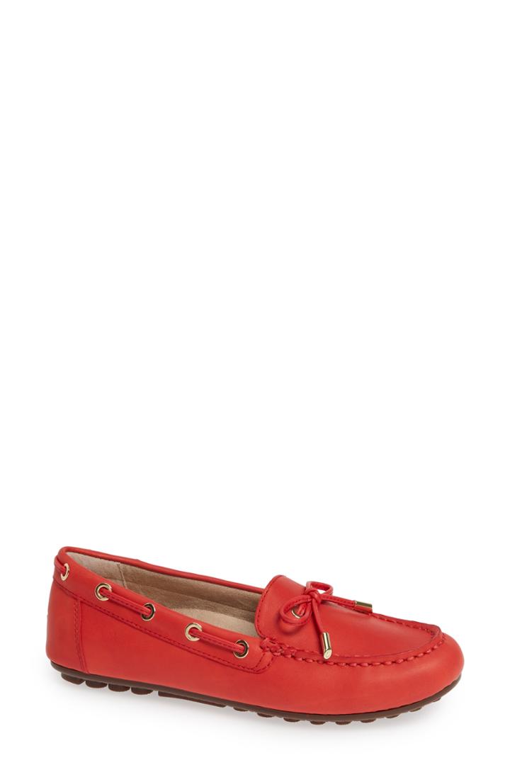Women's Vionic Virginia Moccasin M - Red