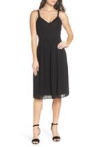 Women's Heartloom Kinsley Pleated A-line Dress - Black