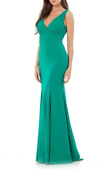 Women's Carmen Marc Valvo Infusion Mermaid Gown