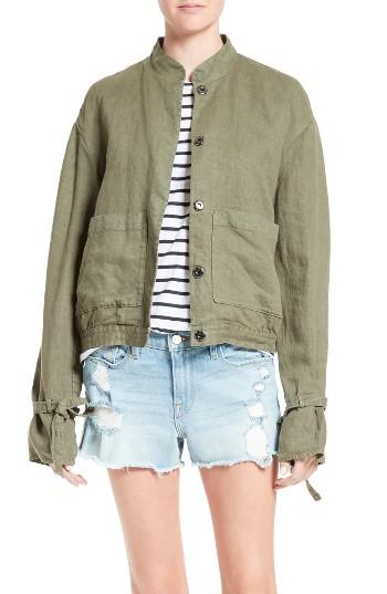 Women's Frame New Linen Jacket