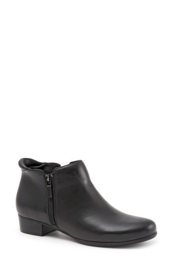 Women's Trotters Major Bootie .5 N - Black