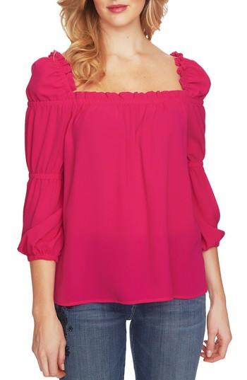 Women's Cece Ruffle Blouse, Size - Pink