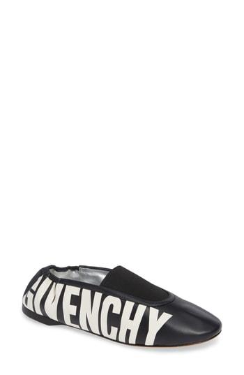 Women's Givenchy Rivington Logo Slipper Us / 35eu - Black