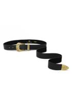 Women's Salvatore Ferragamo X-small New Gancini Leather Belt 0 - Jasmine Flower