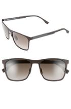 Men's Boss 57mm Retro Sunglasses - Dark Brown/ Brown Gradient