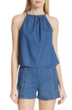 Women's 3x1 Nyc Jackie Halter Style Top - Blue