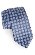 Men's Nordstrom Geometric Silk Tie, Size - Grey