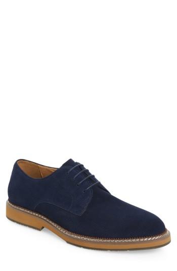 Men's Zanzara Delacroix Perforated Derby .5 M - Blue