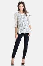 Women's Lilac Clothing 'amy' Chiffon Maternity Top