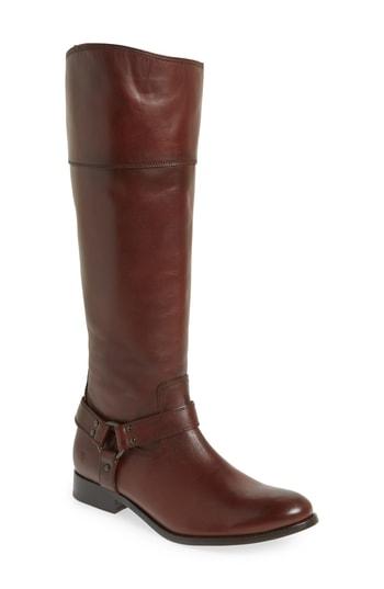 Women's Frye Melissa Knee High Boot .5 Ext Calf M - Brown