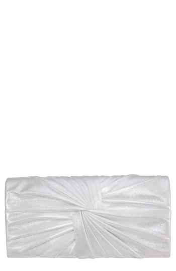 Nina Durham Twisted Knot Clutch - Metallic