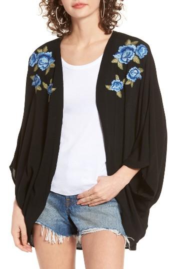 Women's Chloe & Katie Floral Embroidered Kimono