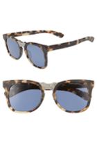 Women's Calvin Klein 52mm Retro Sunglasses - Mate Khaki Tortoise
