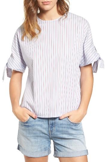Women's Treasure & Bond Tie Sleeve Blouse