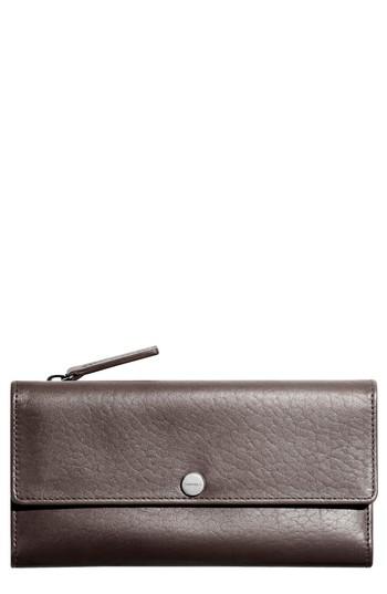Women's Shinola Leather Continental Wallet -