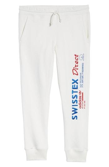 Men's Adidas Originals Kaval Sweatpants - White