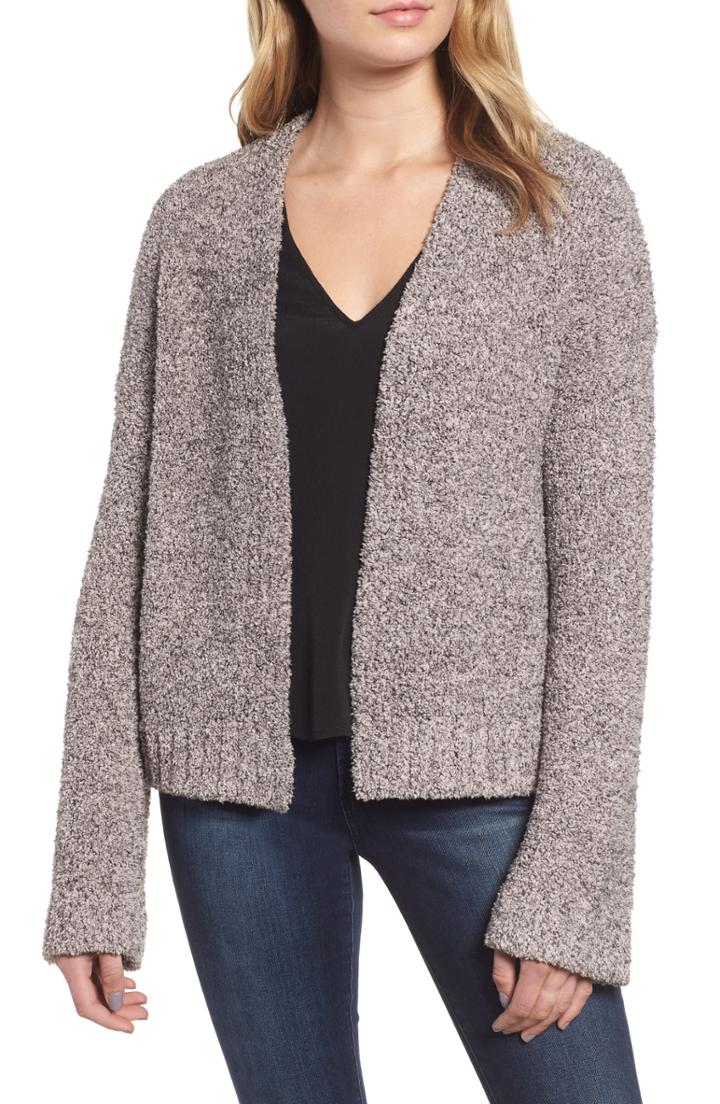 Women's Bp. Fluffy Cardigan, Size - Pink