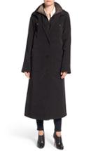 Women's Gallery Full Length Two-tone Silk Look Raincoat