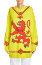 Women's Christopher Kane Lion Sweater - Yellow