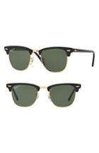 Men's Ray-ban Clubmaster 51mm Polarized Sunglasses - Black