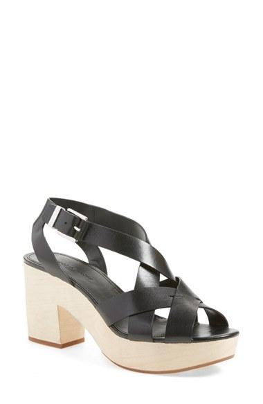 Women's Rebecca Minkoff 'jessica' Platform Sandal M - Black