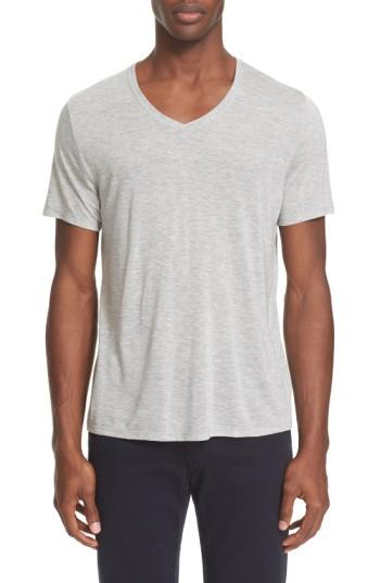 Men's Atm Anthony Thomas Melillo V-neck T-shirt - Grey