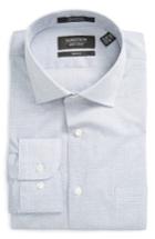 Men's Nordstrom Men's Shop Trim Fit Solid Dress Shirt .5 32/33 - Blue